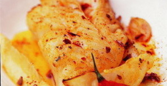 Рыба в маринаде с красным перцем