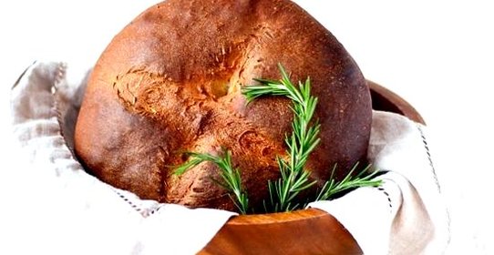 Хлеб с розмарином и медом