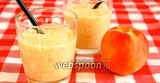 Смузи персиковый с йогутом