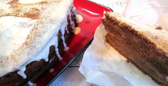 Сметанный торт с какао