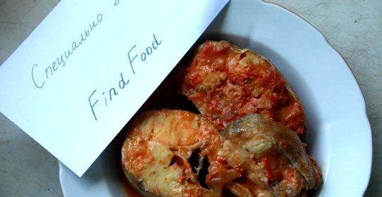 Минтай в томатном соусе