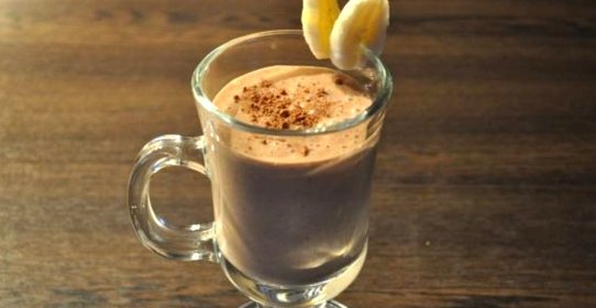 Бананово-шоколадный коктейль