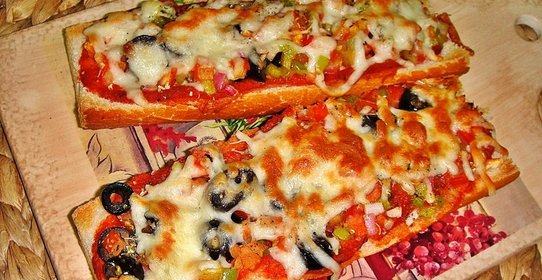 Пицца-багет