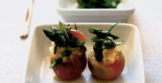 Фаршированные пряные помидоры