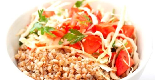 Каша гречневая с брюквой