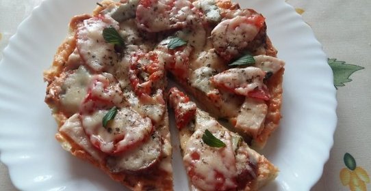 Быстрая пицца за 15 минут в микроволновке