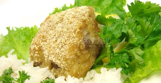 Терпуг в панировке