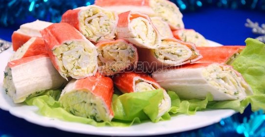 Крабовые палочки с сыром