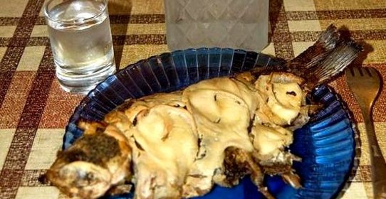 Караси в сметане в духовке