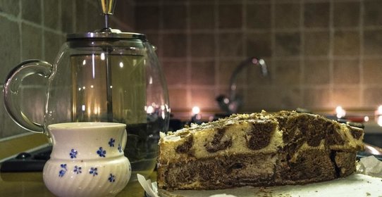 Пирог к чаю Зебра