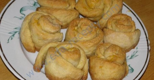 Булочки Розочки из теста