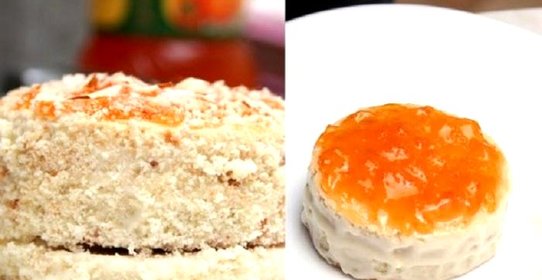 Абрикосовое пирожное