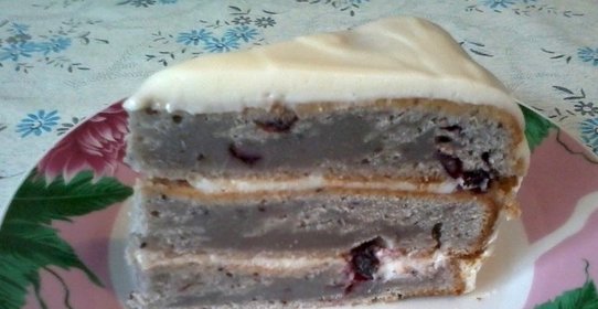 Торт смородиновый на кефире