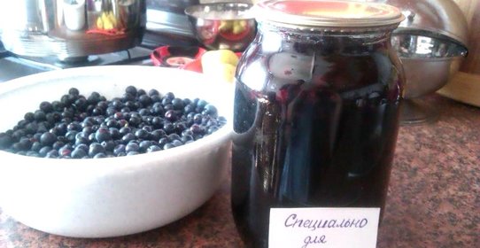 Черничный компот