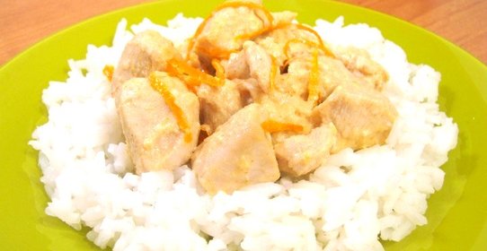 Куриное филе под апельсиновым соусом