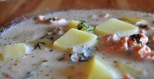 Уха из форели по‑фински