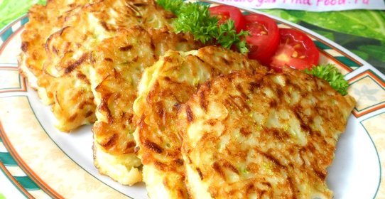 Кабачковые пирожки с мясом
