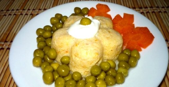 Суфле из рыбы на пару