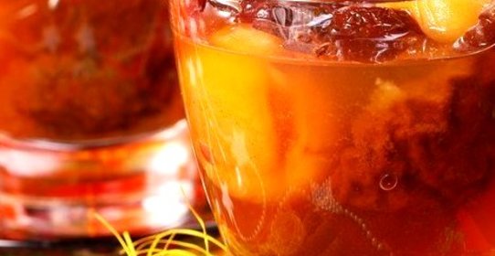 Компот из сухофруктов с цедрой