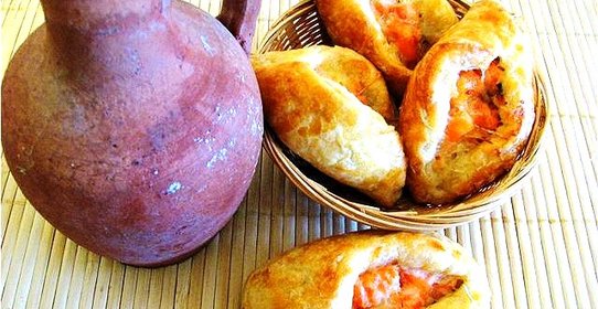 Пирожки с сёмгой