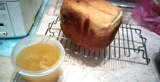 Медовый хлеб с изюмом в хлебопечке