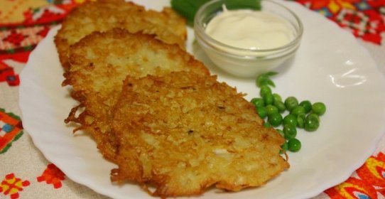 Оладьи из картофеля и репы