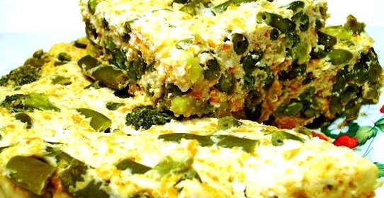 Запеканка с мясом в мультиварке