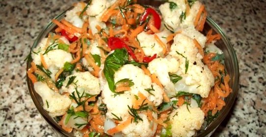 Цветная капуста с морковью
