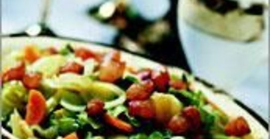 Овощи с салом по-голландски