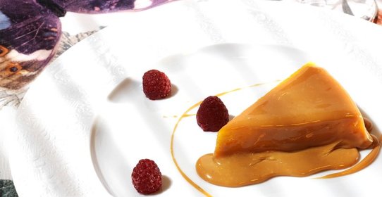 Дульче-де-лечче с полентой