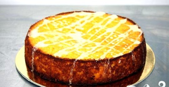 Пирог с клементинами и миндалем