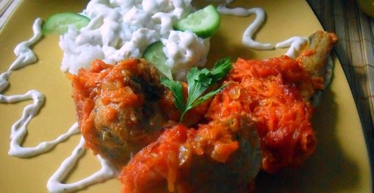 Рыба запеченная под маринадом