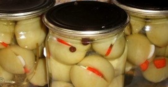 Маринованные помидоры зеленые