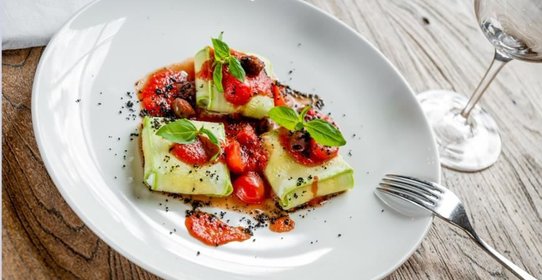 Равиоли из кабачков с рикоттой