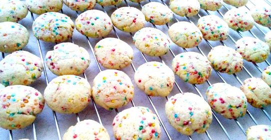 Радужное печенье