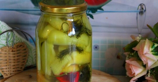 Болгарский перец в остро - сладком маринаде