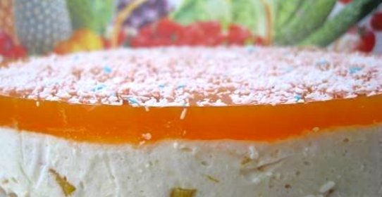 Персиковый торт