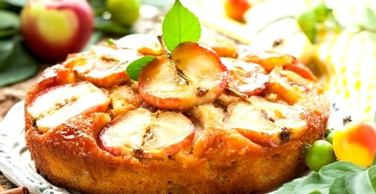 Диетическая шарлотка