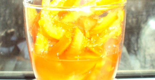 Цукаты из лимонных корок