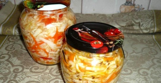 Маринованная капуста с тмином