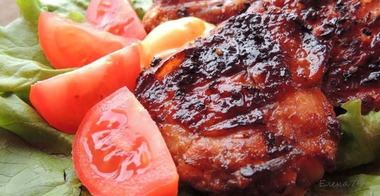 Бёдрышки в луковом маринаде