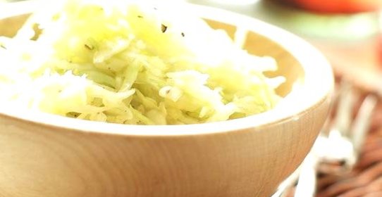 Салат из капусты с уксусом