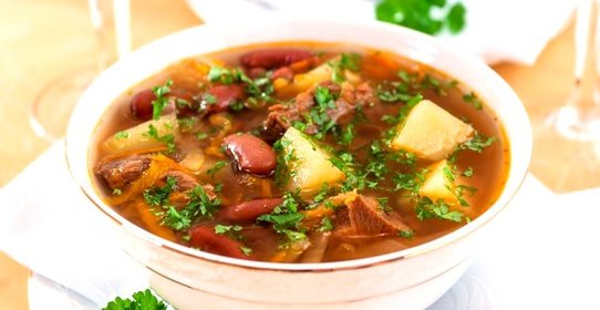 Суп с фасолью