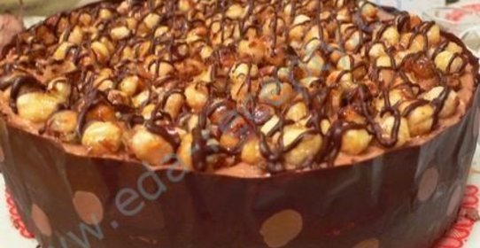 Миндальный торт с миндалем