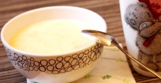 Кукурузная каша на молоке
