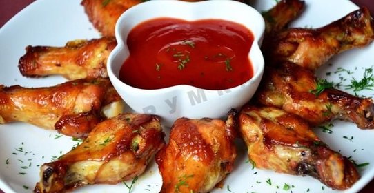 Куриные крылья в остром маринаде