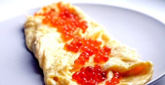 Омлет с икрой