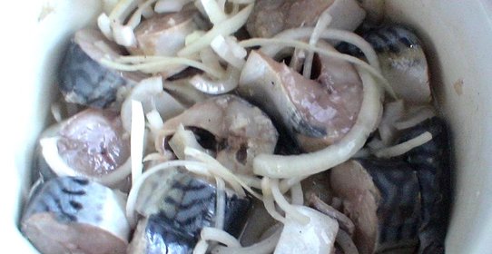Маринованная скумбрия