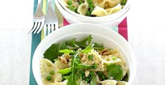 Сливочная паста с горошком