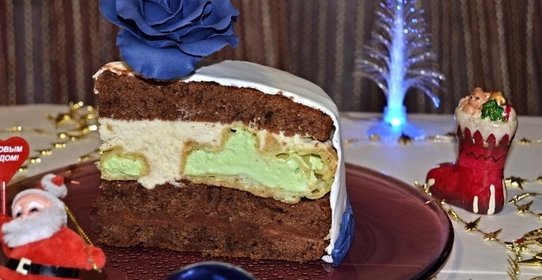 Торт с профитролями